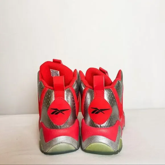 REEBOK Retro Vintage Y2K Kamikaze II Mid Red Fish Market Sz. 10.5 - Picture 6 of 8